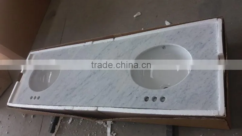 Natural Carrara Marble Vanity Top