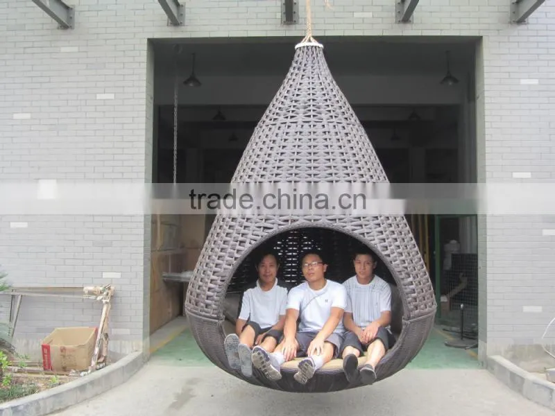 Outdoor swing bed with canopy