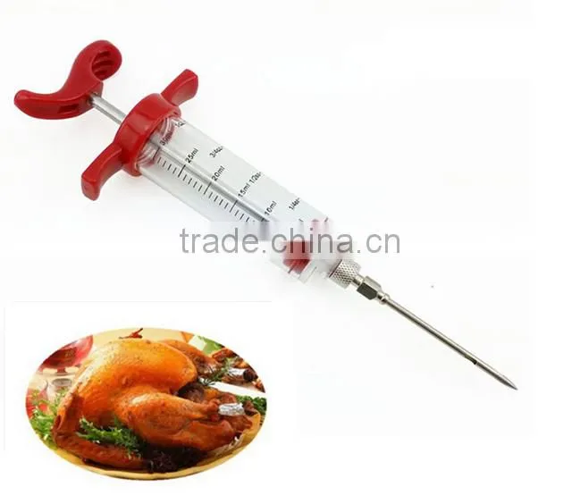 BBQ cooking condiment syringe fot turckey