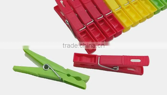 Eco-friendly decorative custom design pp plastic clothespin