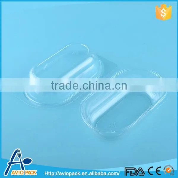 High transparency PET plastic fast food container