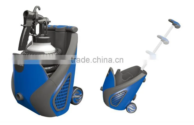 New Trolley Design! HVLP Type electric wall spray paint machine CE/GS/EMC Approved - Professional factory