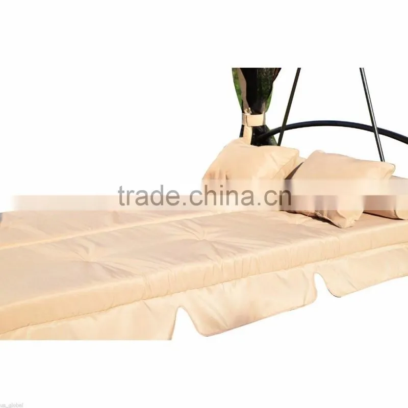 3 Seats Patio Hanging Chair With Gauze Pillow and Cushion for hot sale