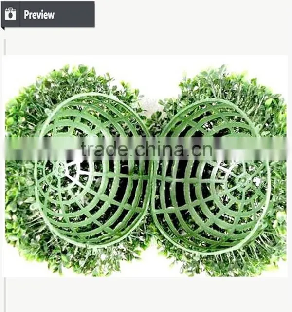 2015 Winter artificial boxwood balls for showroom deocration small plastic ball