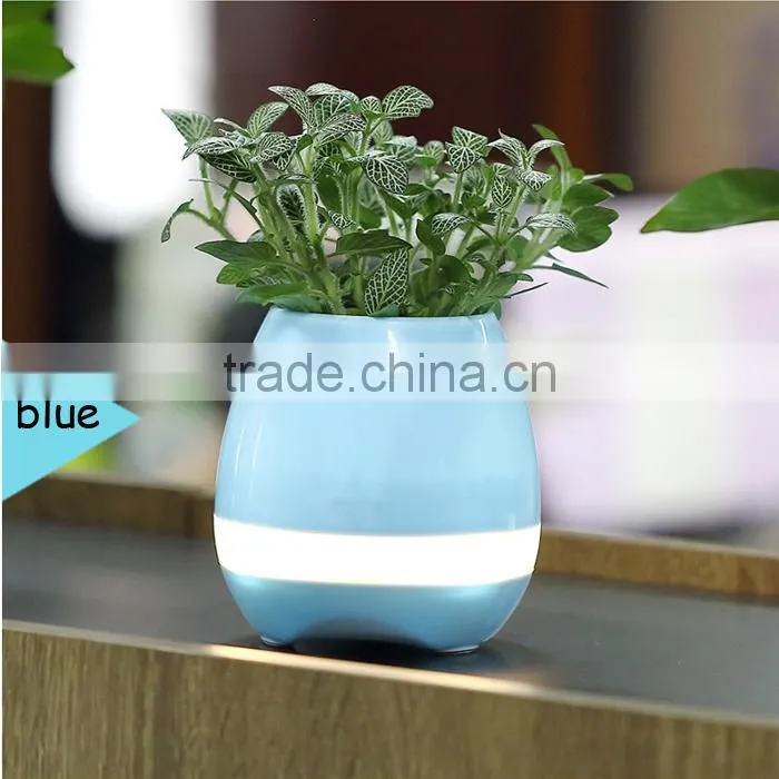 UCHOME New Plastic Flower Pot Bluetooth Speaker Smart Flower Pot Mini Speaker Music Flower Pot For Office And Home