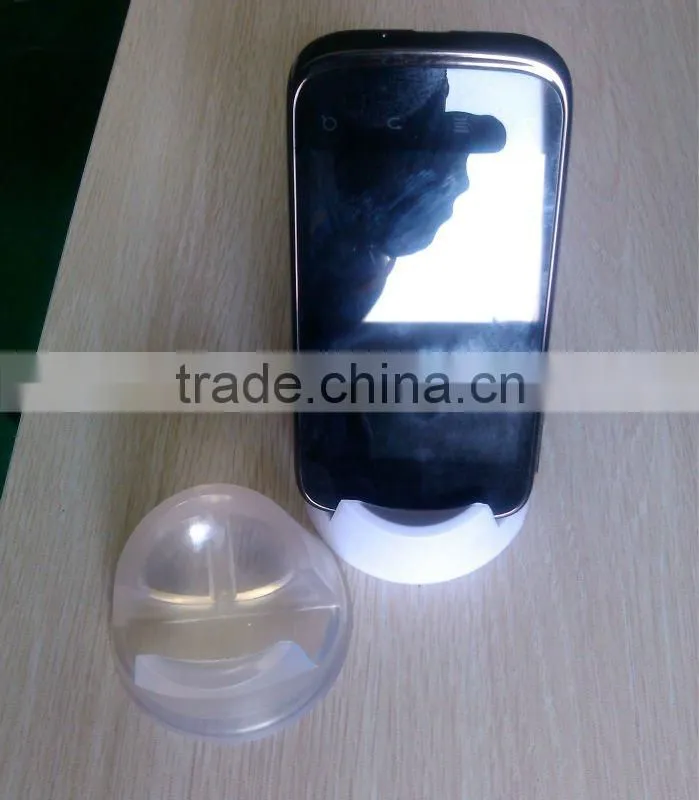 clear plastic phone holder