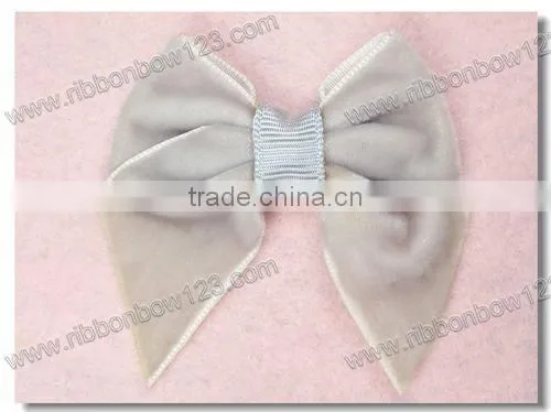 black velvet bow ribbon as cloth bow & garment accessory