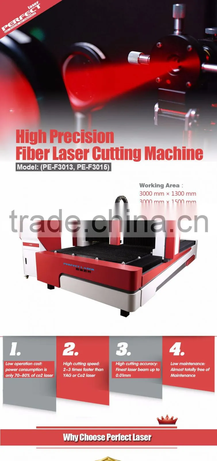 Best Quality from China Factory Laser Cutting Machine Metal Iron Price for Sale