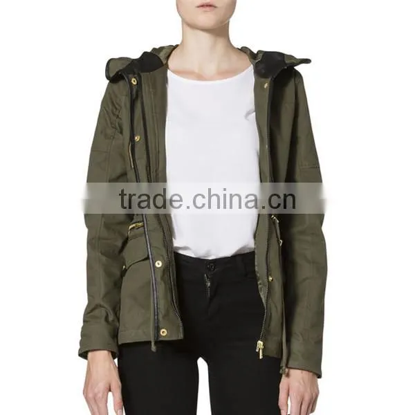 New military parka for young lady