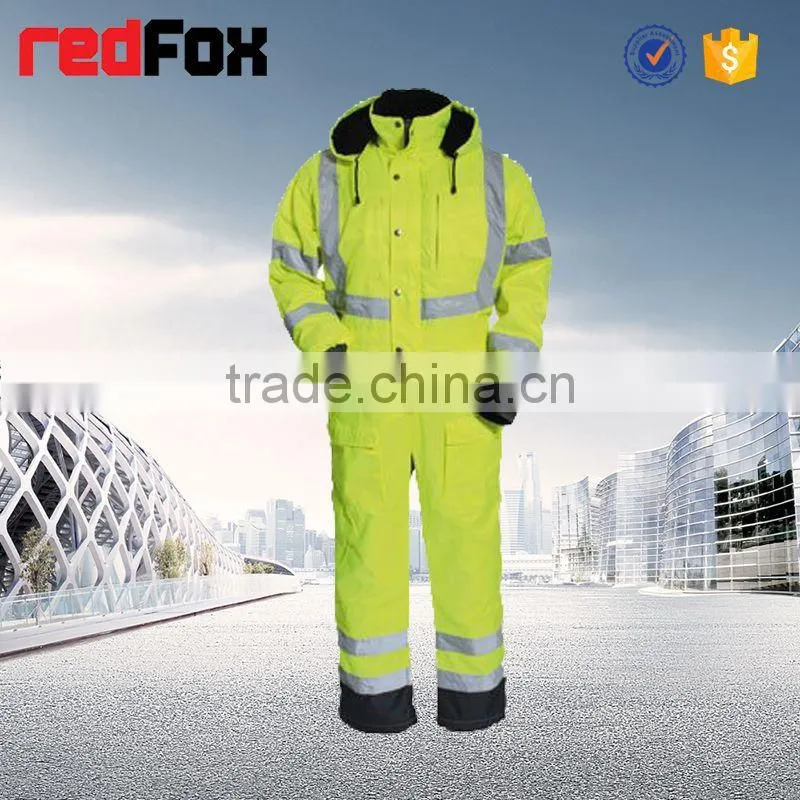 2016 new design hi viz reflective safety coverall