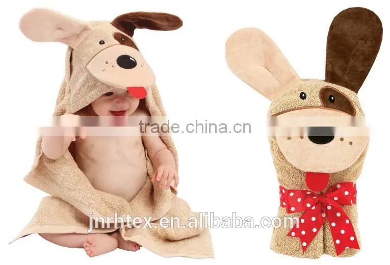 Fancy kids hooded poncho towels for baby clothes