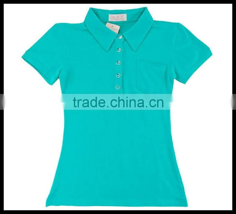 Ladies Long Jersey Fitted Polo Dress shirt 201309