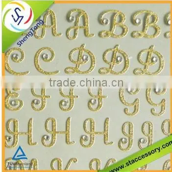 new product wholesale glitter rhinestone sticker rhinestone wall sticker