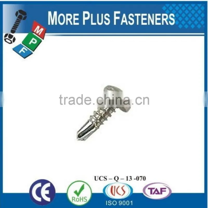 Made in Taiwan Stainless Steel Cross Recessed Pan Head Self Drilling Screw