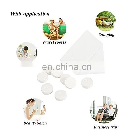 100% eco-friendly Biodegradable Non-woven Compressed Towel promotional gift