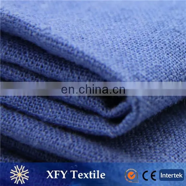 wholesale cheap price XFY-RL159 Navy Fabric linen With Rayon Linen