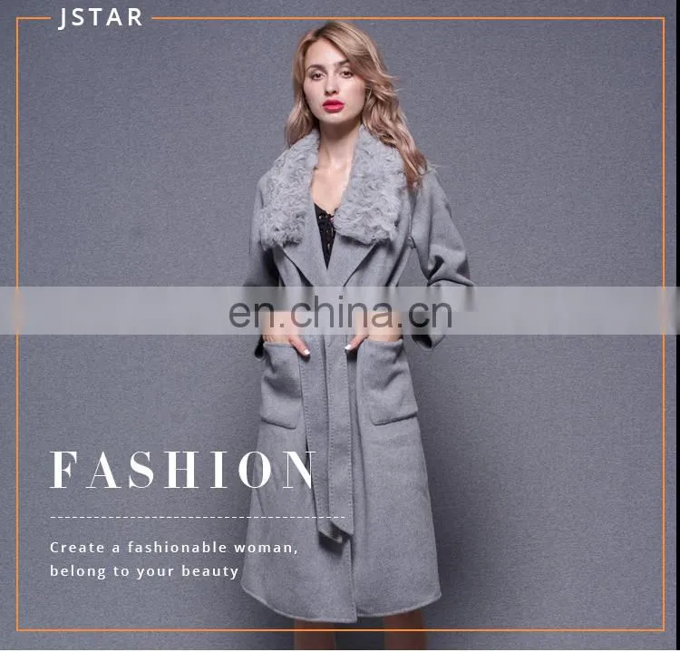 High-end new winter long sleeve double-sided cashmere coat wool coat coat