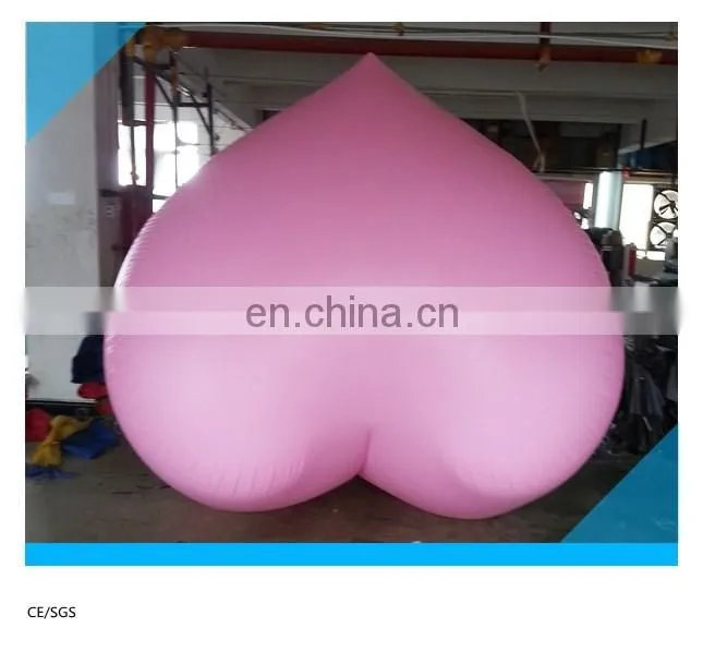 giant pink color love balloon/heart balloon