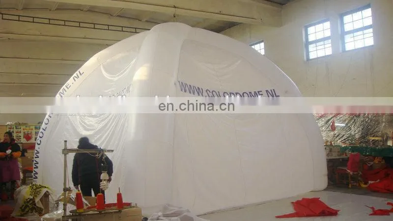 customized popular led light inflatable spray booth for sale