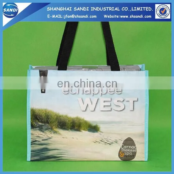 LOGO printed plastic shipping woven bag