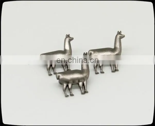 Fashional decorative metal plate with enamel handbag logo metal plate