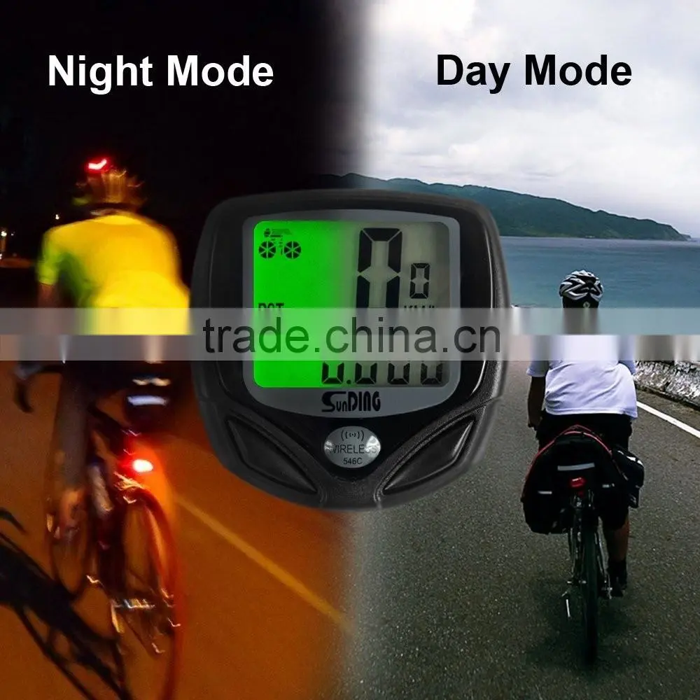 Bike Computer,Original Wireless Bicycle Speedometer with Compass Key Ring,Multi FunctionBike Odometer Cycling