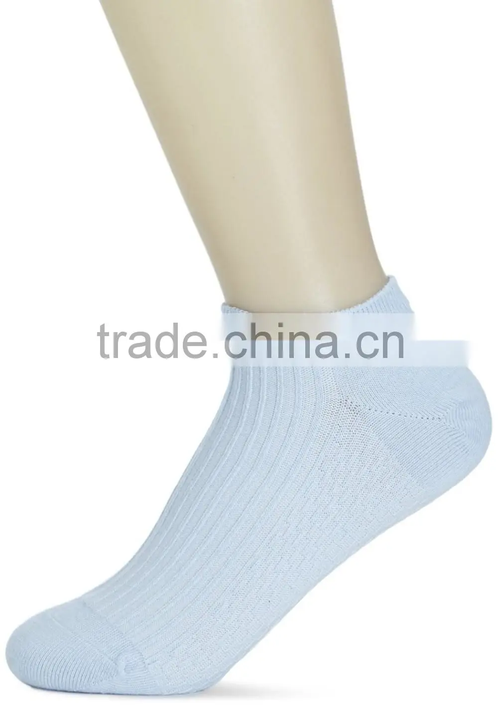Wholesale 2016woen solid color knitted cotton socks