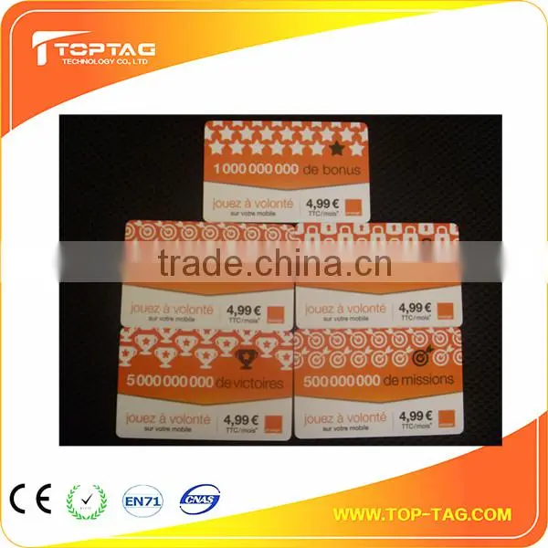 guangdong rfid card factory 125KHz Proximity card for Ticket with Quality Printing