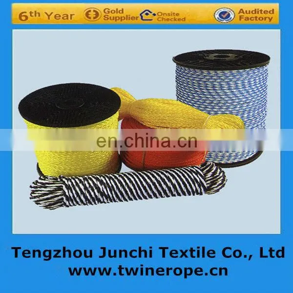 polyester double braided rope with core