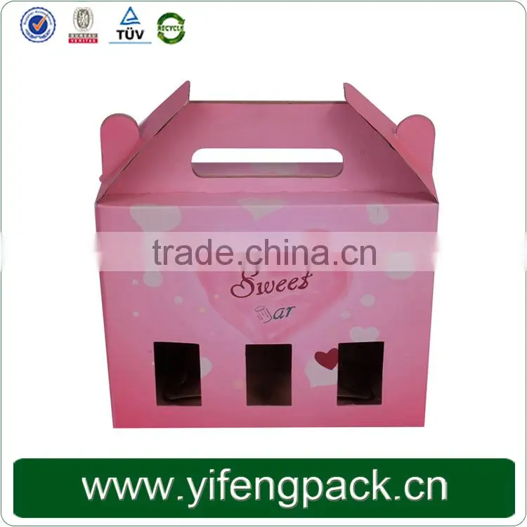 Custom corrugated packaging box