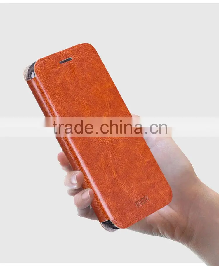 MOFi Brand RUI Series PU Leather Flip Phone Cases Cover for LG G3, TPU Back Cover for LG G3