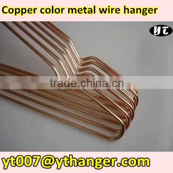 practical metal wire hanger copper hanger for clothes