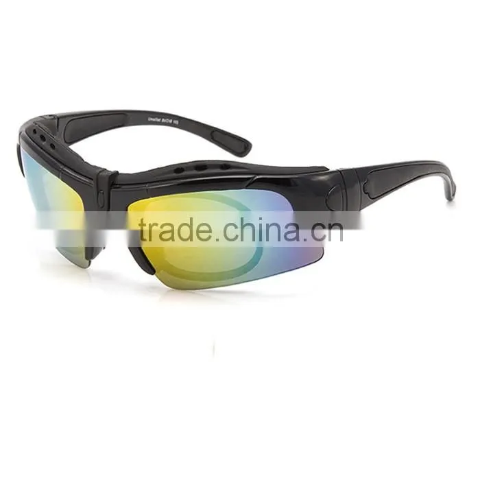 Fashion foam padded sports myopia cycling running sunglasses