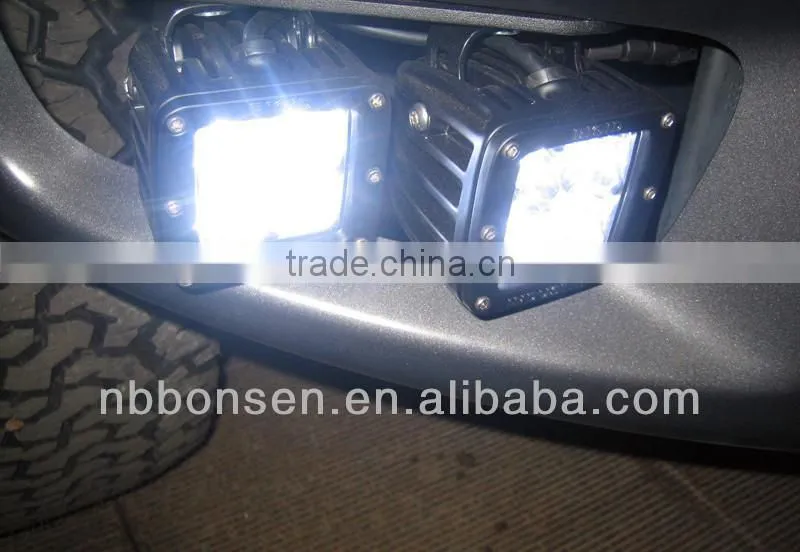 18W flush offroad LED work light truck light for for tractor, forklift, off-road, ATV, excavator, heavy duty equipment etc.