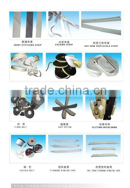 slanting belt,fusible belt, edge bands, fibre belt