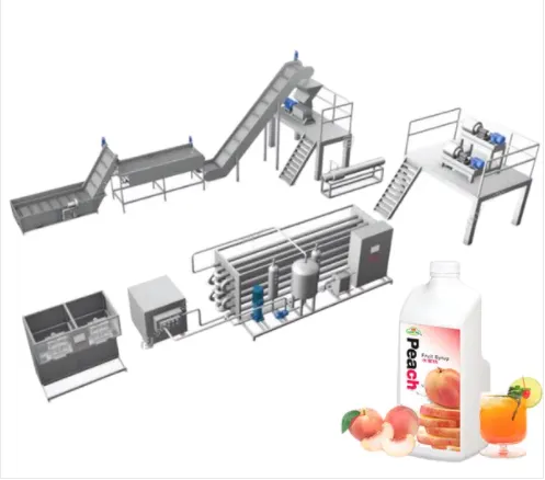 Apricot Peach and plum Jam Processing Line