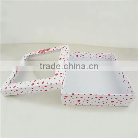 2014 new custom gifts & crafts cardboard box with clear window