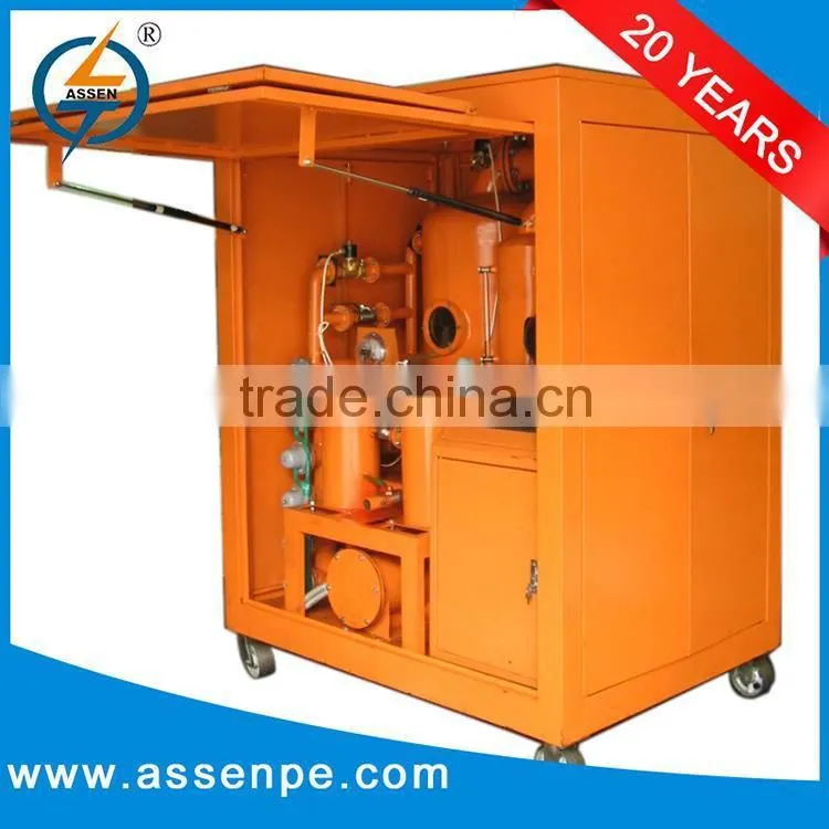 Mobile type circuit breaker oil filtration machine