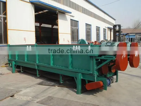 China manufacturer Double Roller wood bark stripping machine with high peeling rate and capacity