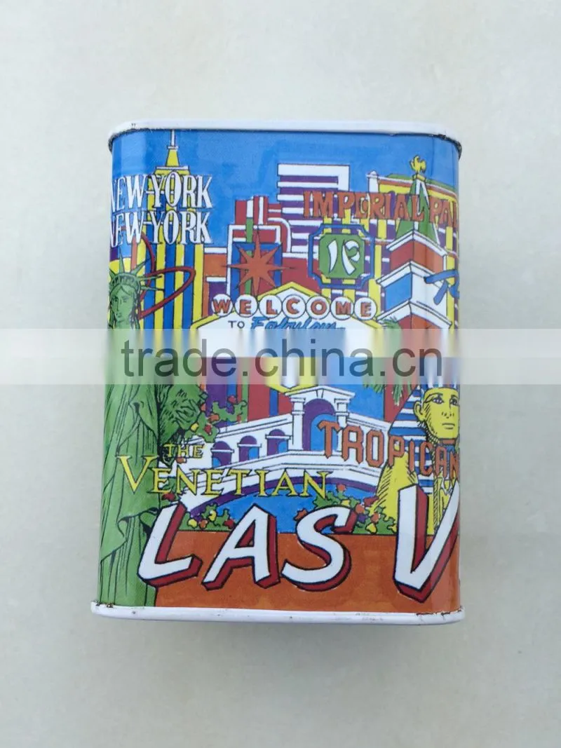 LAS coin bank tin cans