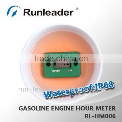 Waterproof Inductive Hour Meter for motocross ATV motorcycle tractor motorbike forklift truck PIT BIKE