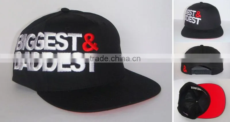 customize flat cap wholesale with flat embroidery logo