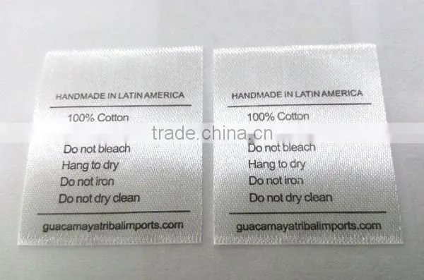 print label , garment print label, clothing print label
