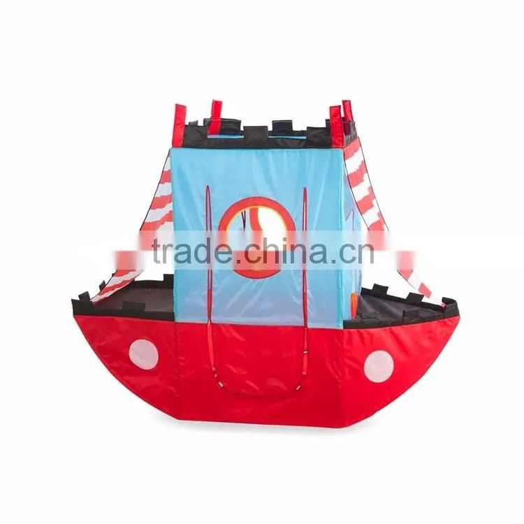 Foldable Beach Pirate Ship Children Indoor Outdoor Play House Child Kids Pirate Tent