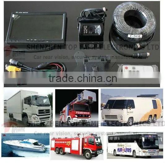 RV-7001WS car wireless camera kit with 7inch TFT LCD screen & wireless CMOS camera