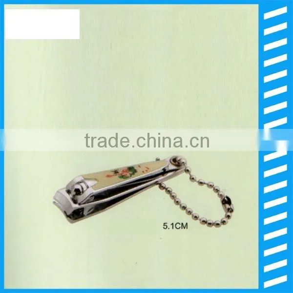 NC1027 New style carbon Steel Nail Clipper mini Nail File and Chain