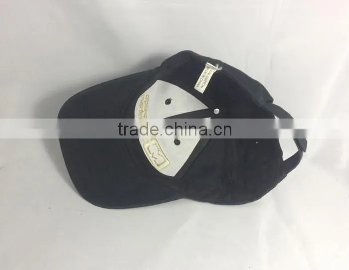 High quality custom embroidered cotton flexfit golf hats baseball cap