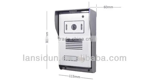 2016 Lansidun color video door phone for villa