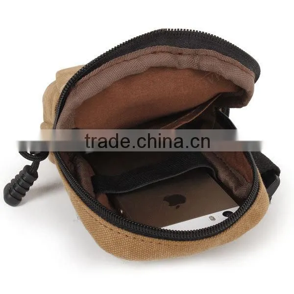 fashion running waist bag cheap canvas sports bag men cycling waist bag