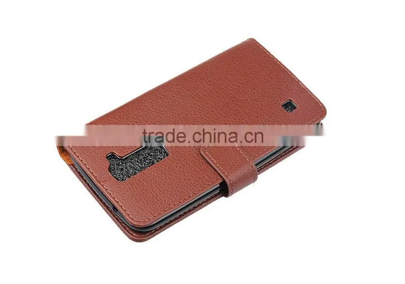 MMT PU Leather Case For K8 Litchi Grain Photo Frame Cover Wallet Style Stand Flip Card Slot MT-5666